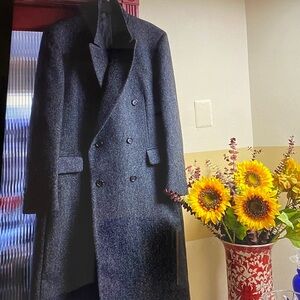 Men's Gray Pea Coat
